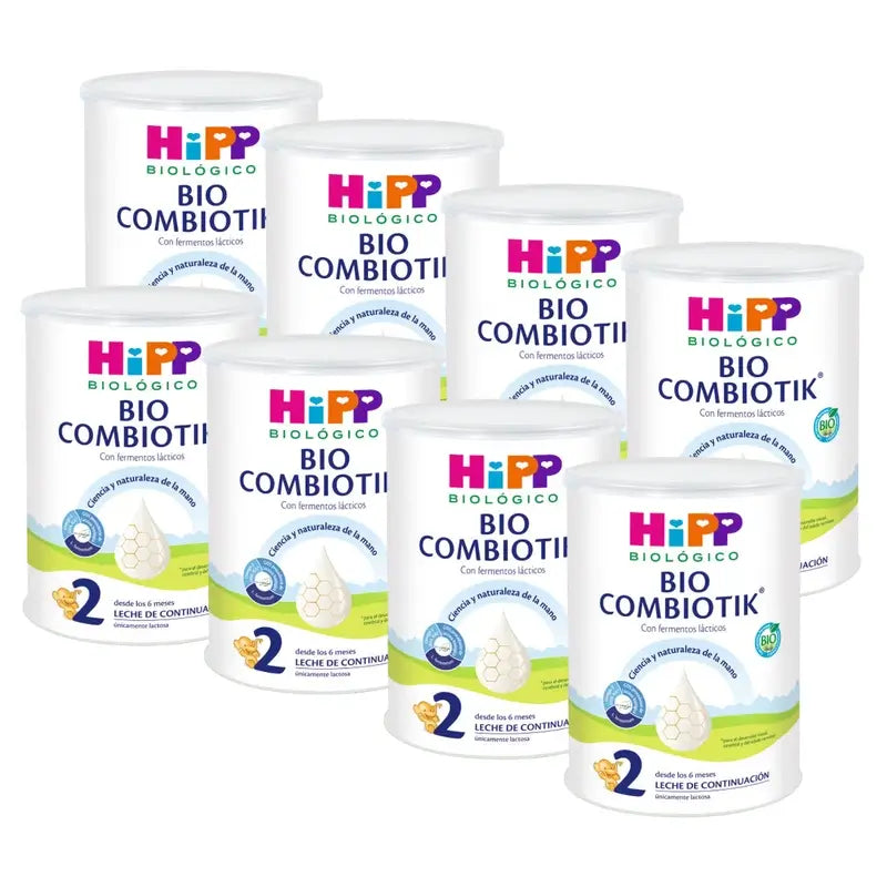 Hipp Combiotik 2, Latte di proseguimento, Confezione 8 x 800 g