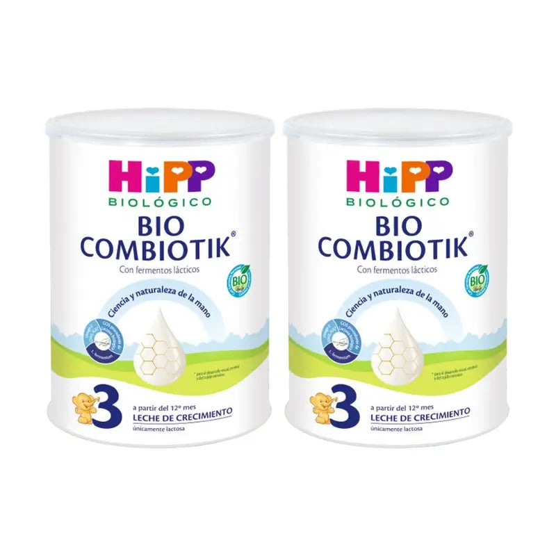 Hipp Combiotik 3, Latte per la crescita, confezione da 2 x 800 g