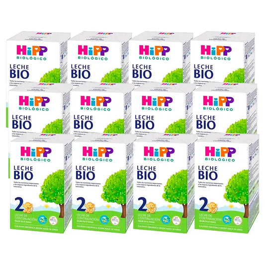 Latte Hipp 2 Bio, Confezione 12 x 600 g