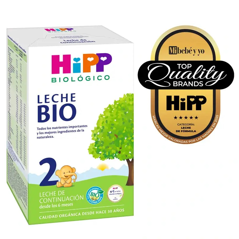 Latte Hipp 2 Bio, Confezione 12 x 600 g