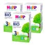 Latte di crescita biologico Hipp 3, confezione da 3 x 500 g