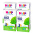 Hipp Latte Crescita Biologico 3, Confezione 4 x 500 g
