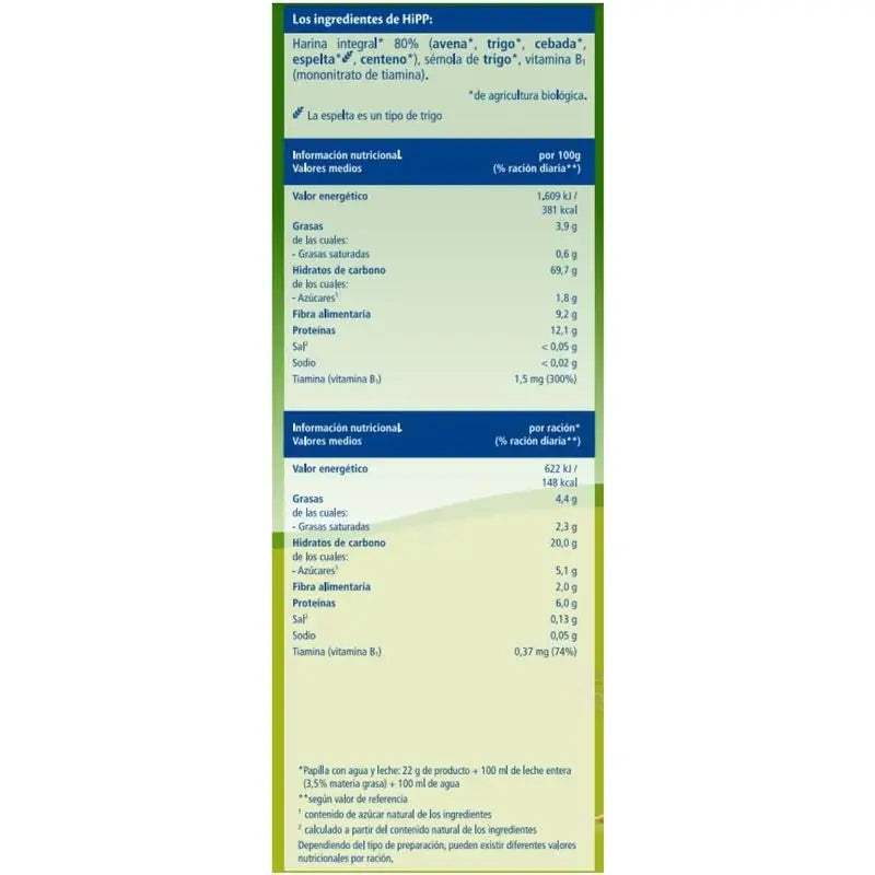 Multicereali biologici Hipp, 400 G