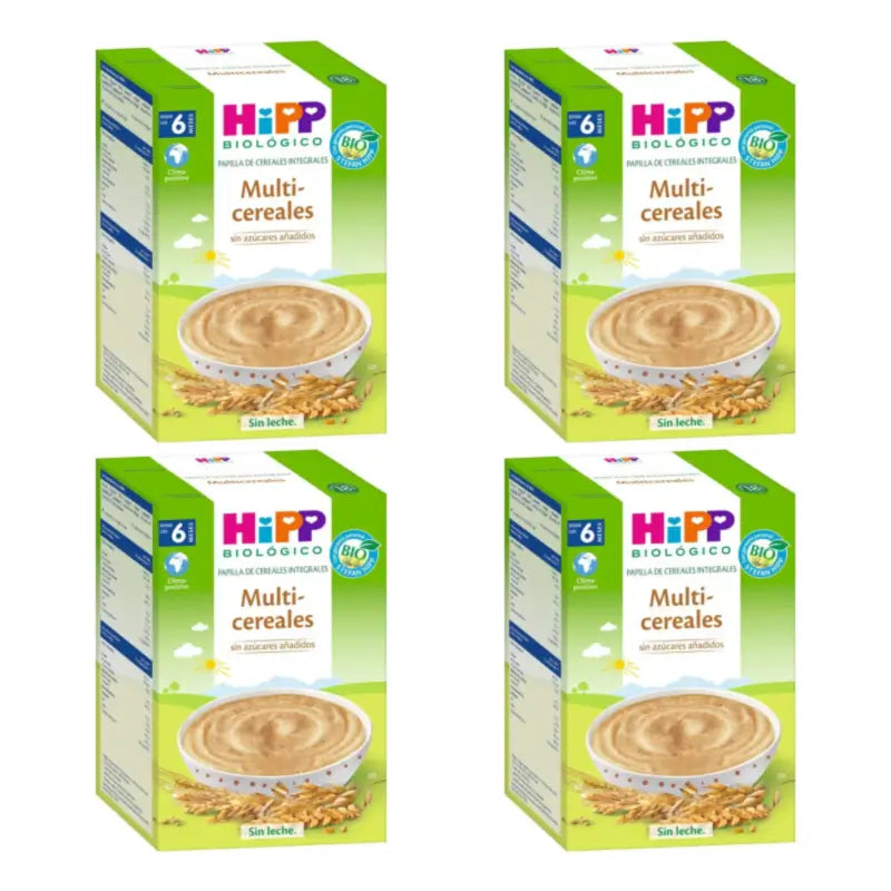 Hipp  Multicereali Bio, confezione da 4 x 400 g