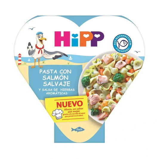 Pasta Hipp Bio con salmone e salsa alle erbe, 250 G