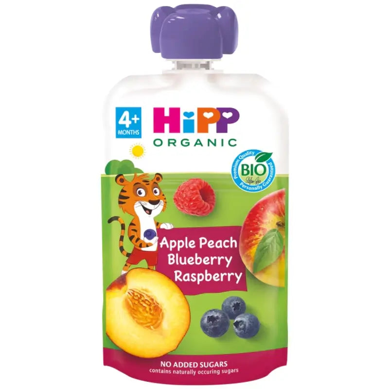 Hipp Bio Buste Pesca Mela e Frutti di Bosco, 100 G