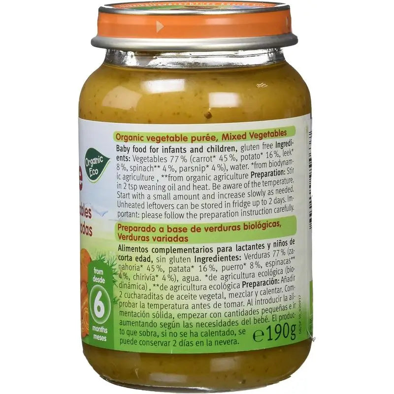 Vasetto di verdure miste Holle, 6 unità