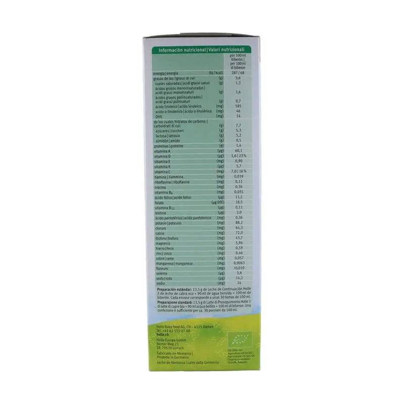 Holle Latte di capra Continuazione 2 , Da 6 mesi, 400 g