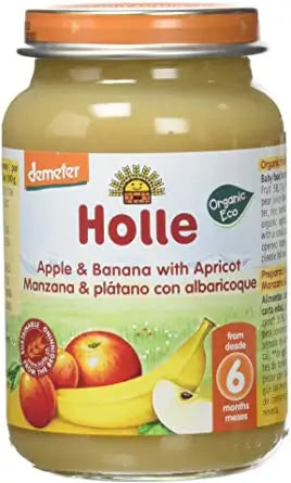 Holle Potito Apple, Banana and Apricot, 190gr