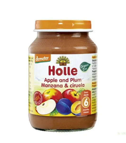 Holle Potito Apple & Plum, 190gr