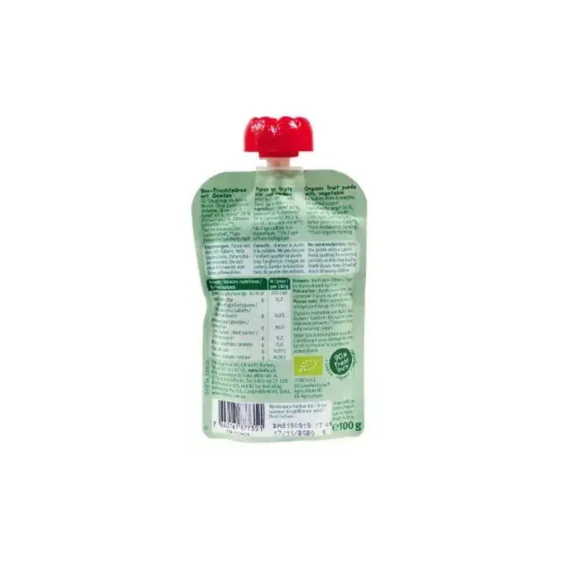 Pouche di pere, mele e spinaci Holle 100 g