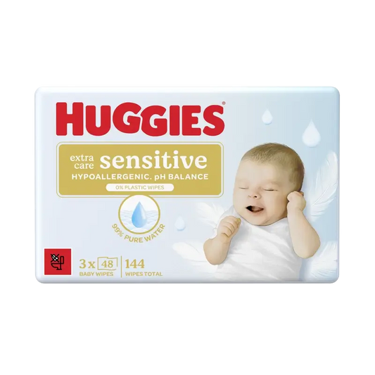 Huggies Extra Care Salviette Sensitive , 144 pz.