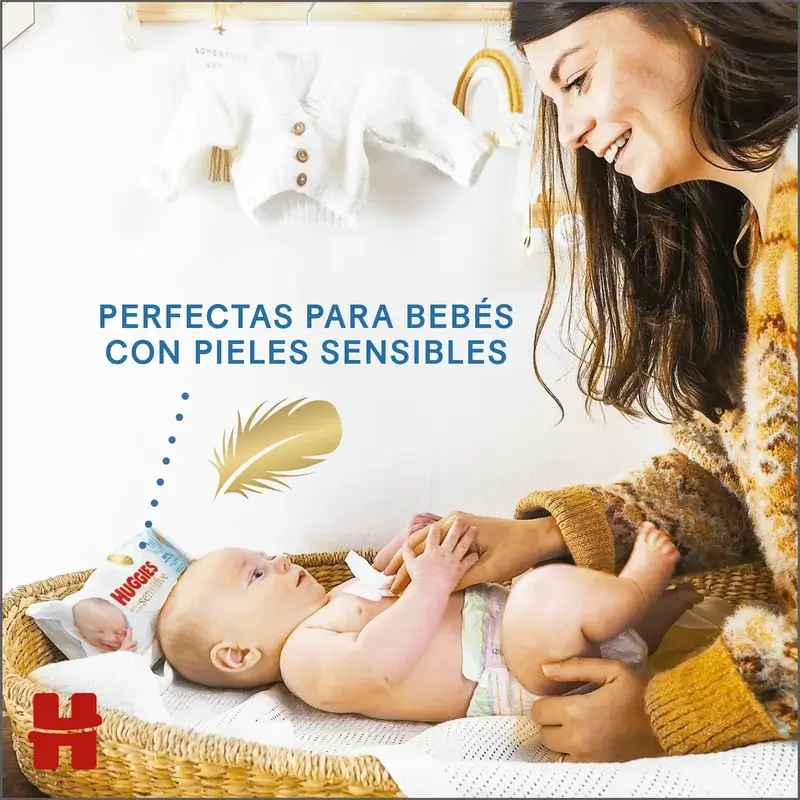 Huggies Extra Care Salviette Sensitive , 144 pz.