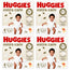Pannolini Huggies Extra Care taglia 4 (8-16 Kg) Disney, 33 pezzi, confezione da 4