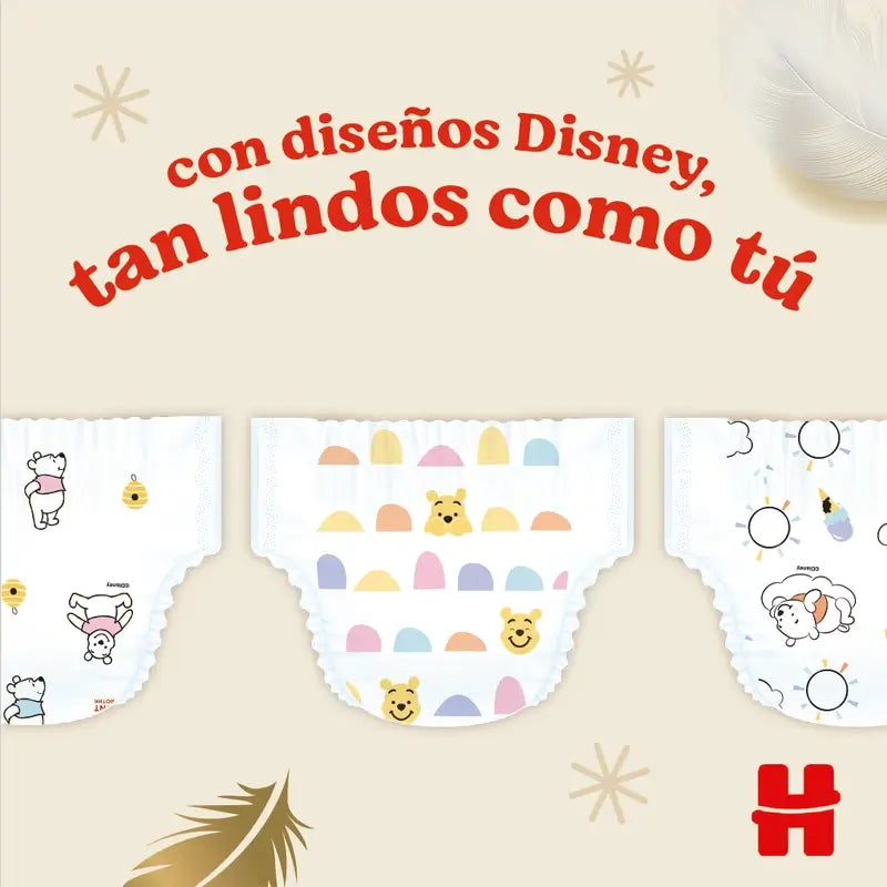 Pannolini Huggies Extra Care taglia 4 (9-14 Kg) Disney, 76 pezzi.