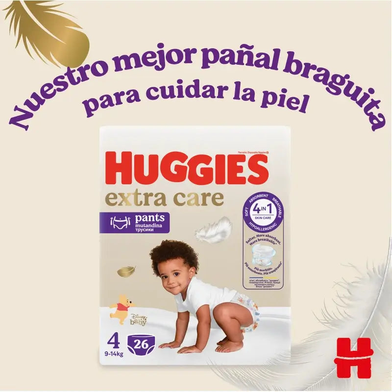 Pannolini Huggies Extra Care taglia 5 (12-17 Kg) Disney, 24 pezzi.