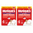 Pannolini Huggies Little Movers taglia 4 (9-14 Kg) Disney , 120 pezzi, confezione da 2
