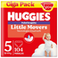 Pannolini Huggies Little Movers taglia 5 (12-17 kg) Disney, 104 pezzi