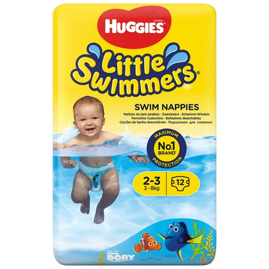 Pannolini Huggies Little Swimmers Taglia 2-3 , 12 pezzi