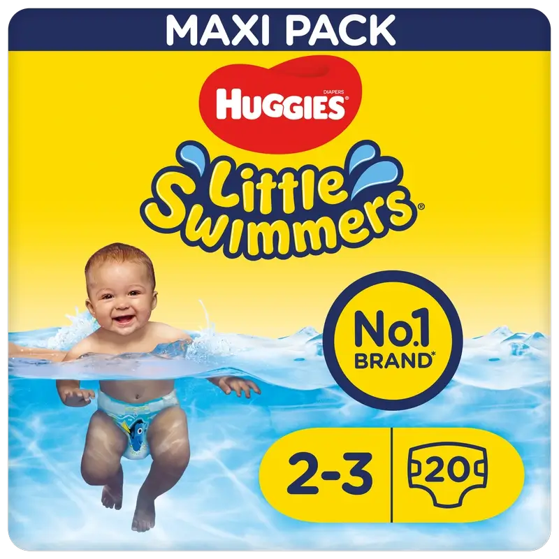 Pannolini da bagno Huggies Little Swimmers taglia 2-3, 20 pz.