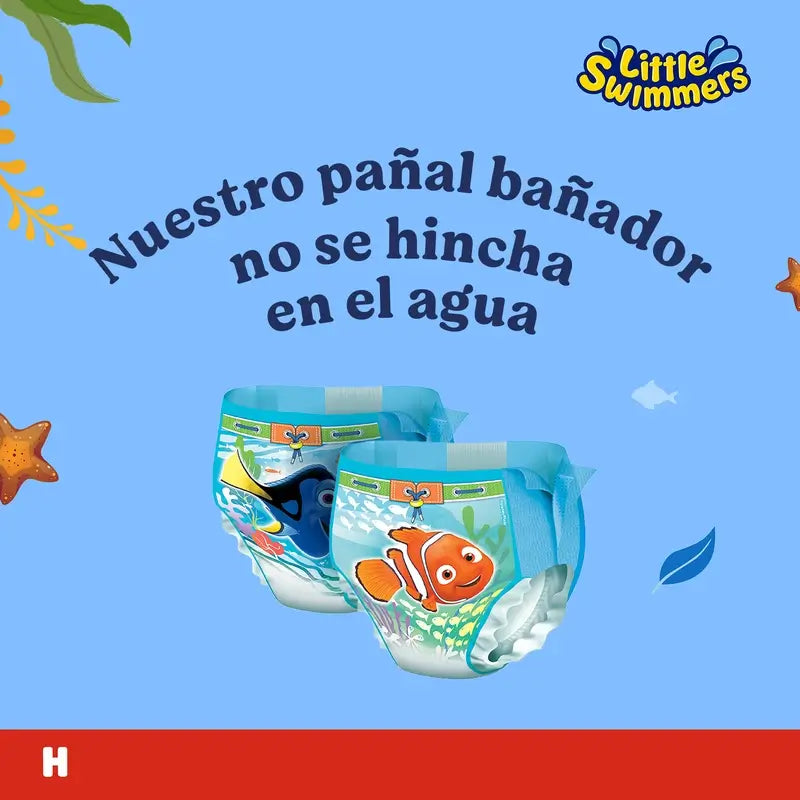 Pannolini da bagno Huggies Little Swimmers taglia 2-3, 20 pz.