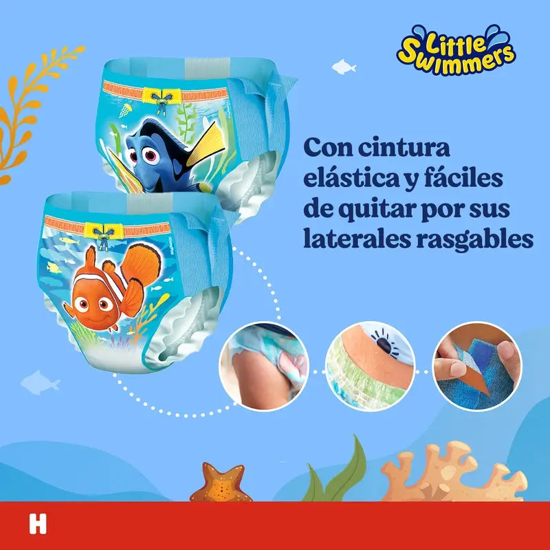 Pannolini da bagno Huggies Little Swimmers taglia 2-3, 20 pz.