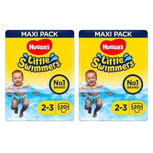 Pannolini da bagno Huggies Little Swimmers taglia 2-3 , 20 pezzi, confezione da 2