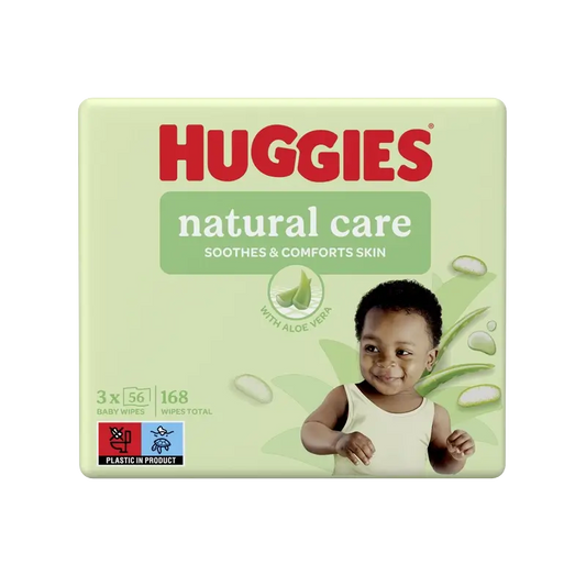 Salviette Huggies Natural Care , 168 pz.