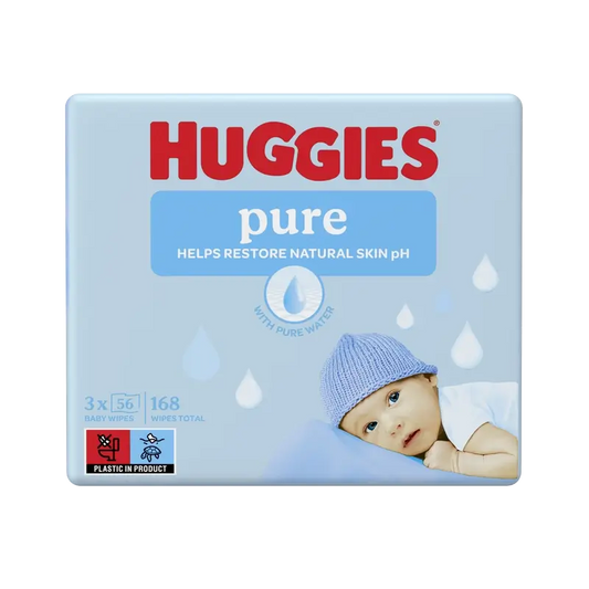 Salviette Huggies Pure , 168 pz.