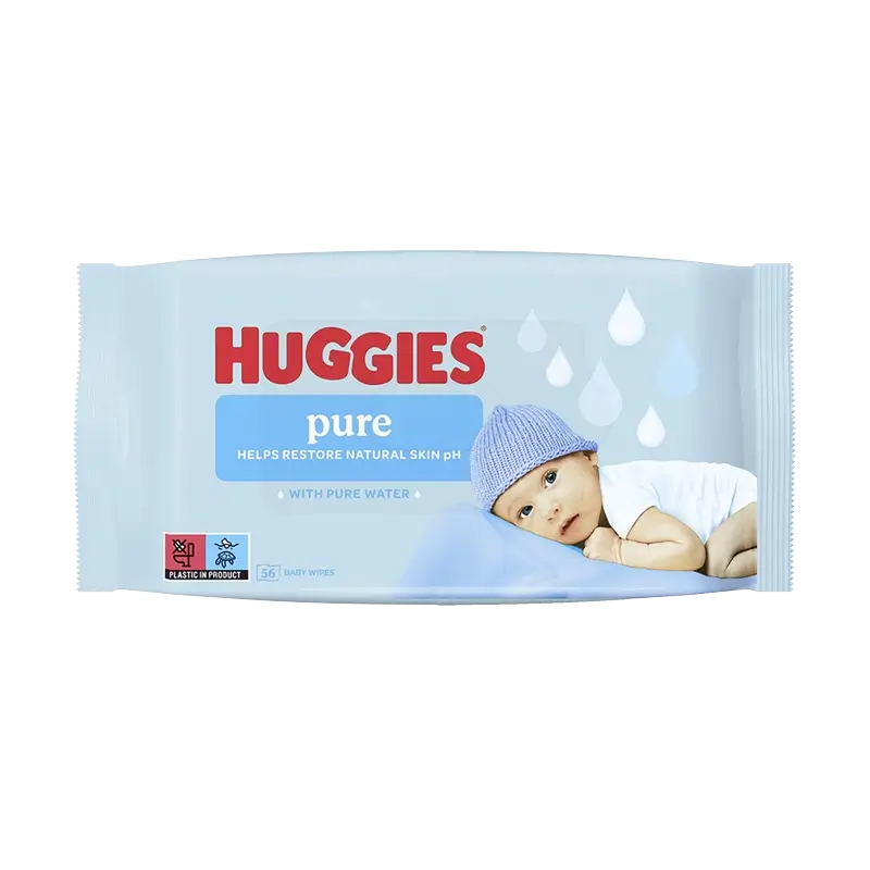 Salviette Huggies Pure , 56 pz.