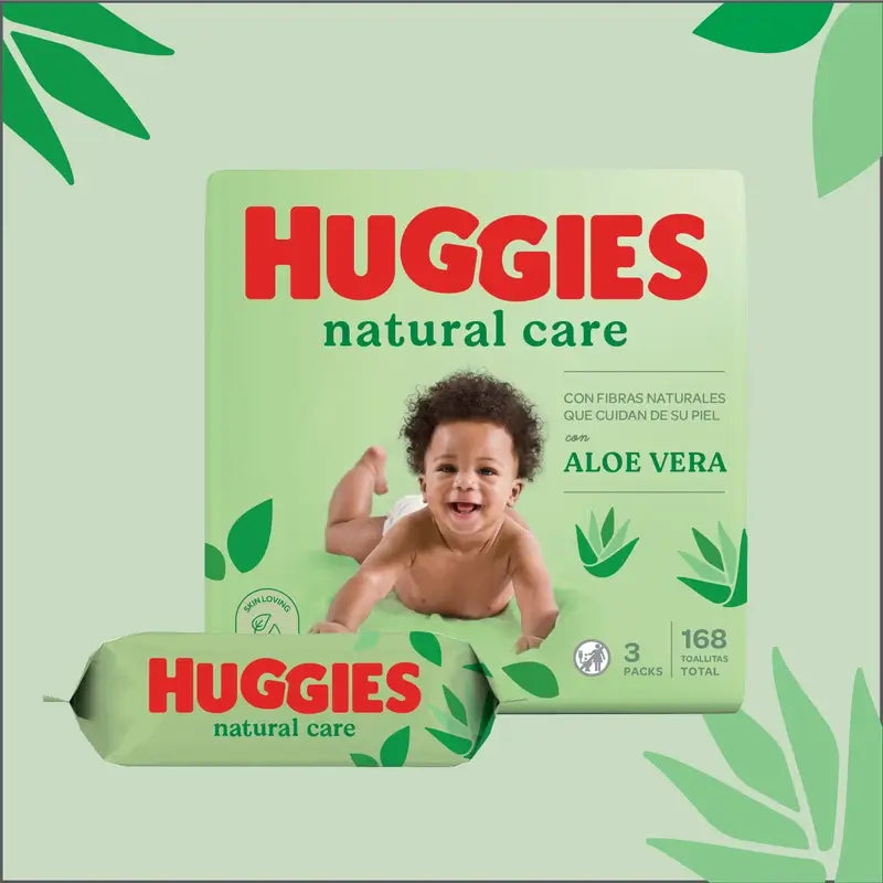 Salviette Huggies Natural Care , 56 pz.