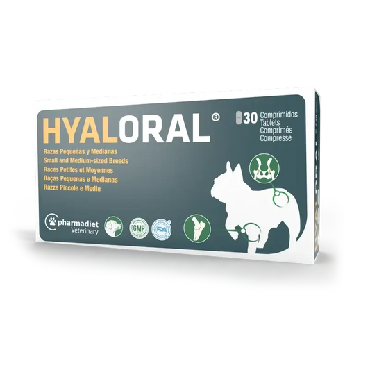 Hyaloral per cani di piccola e media taglia, 30 compresse