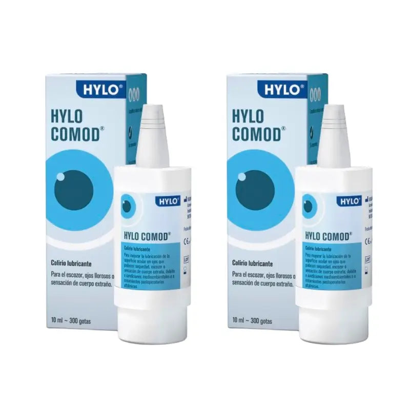 Hylo Comod Gocce Oculari 10 ml, Confezione da 2