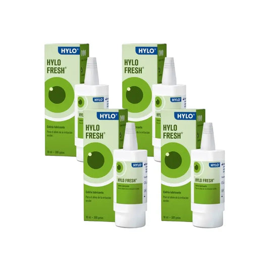 Hylo Fresh Gocce Oculari 10 ml, Confezione da 4