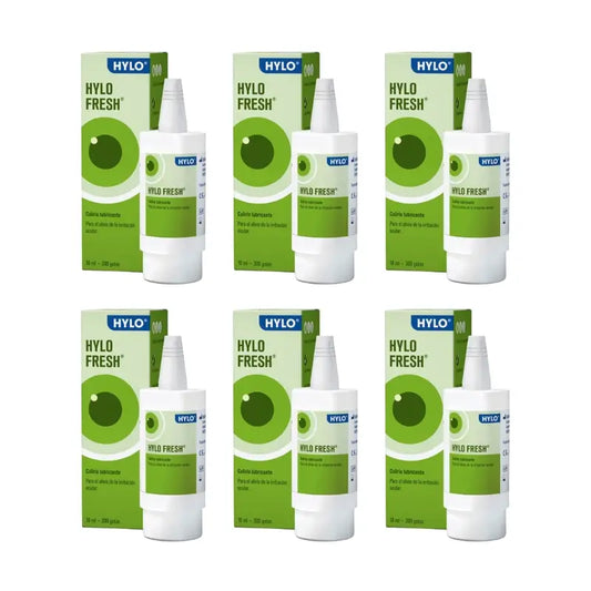 Hylo Fresh Gocce Oculari 10 ml, Confezione da 6