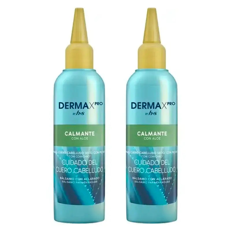 H&S Dermaprox Balsamo lenitivo antiforfora per il cuoio capelluto, confezione da 2 x 145 ml