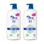H&S Classic 2 In 1 Shampoo, Confezione 2 x 1000 ml