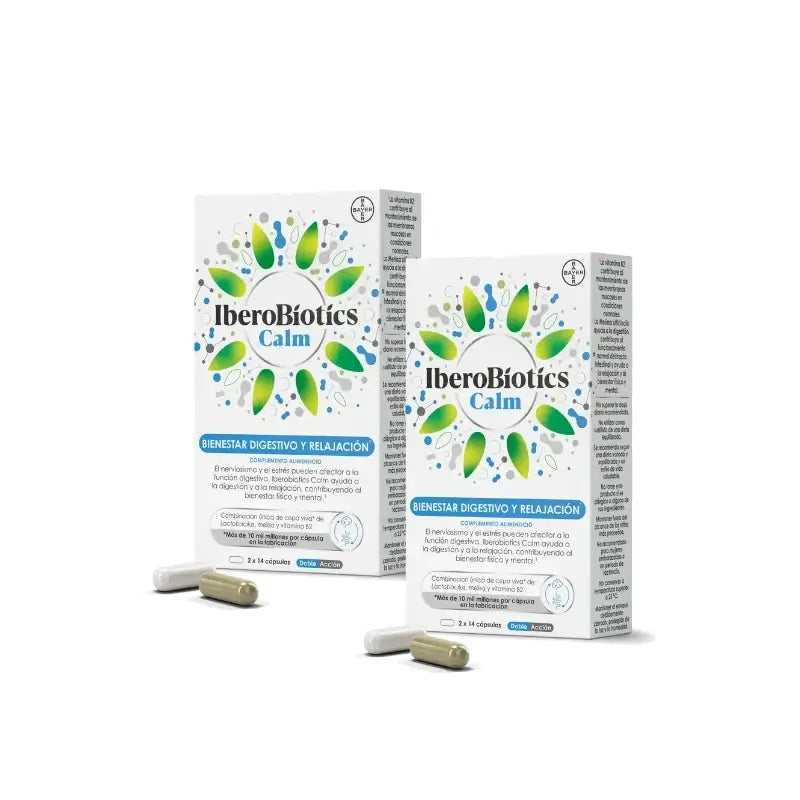 Iberobiotics Calm, confezione da 2 x 28 capsule