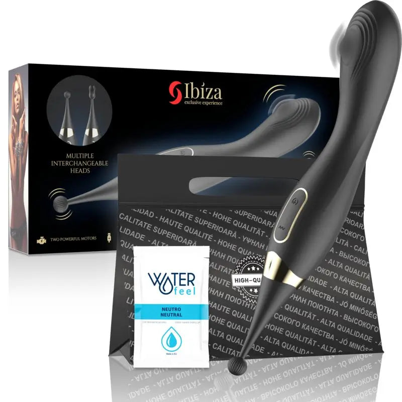 Stimolatore intercambiabile del clitoride e vibratore del punto G a pulsazioni di Ibiza Technology