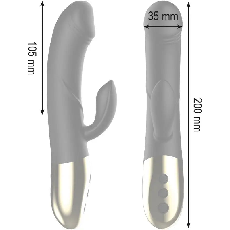 Vibratore anatomico potente con rabbit di Ibiza Technology