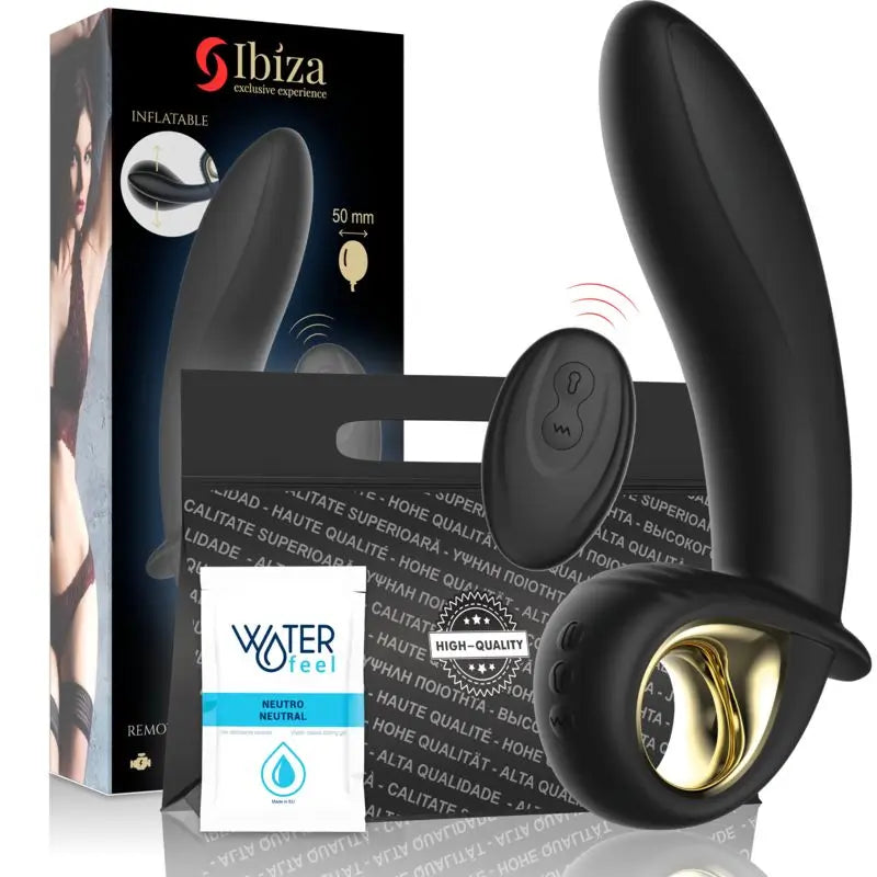 Vibratore gonfiabile anale/vaginale telecomandato Ibiza Technology