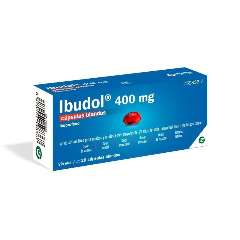 Ibudol 400 mg, 20 Capsule Morbide