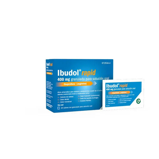 Ibudol Rapid, 400 mg 20 bustine di granulato per soluzione orale