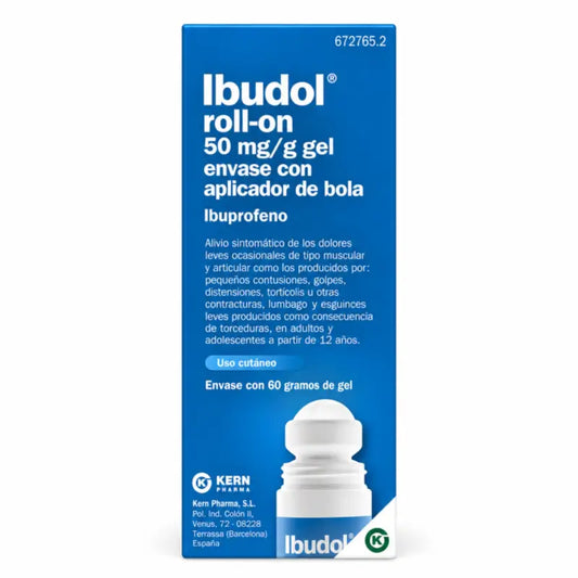 Ibudol Roll-On 50 mg/g Gel topico 60 g