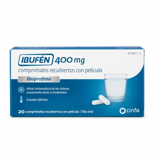 Ibufen 400 mg, 20 compresse rivestite con film