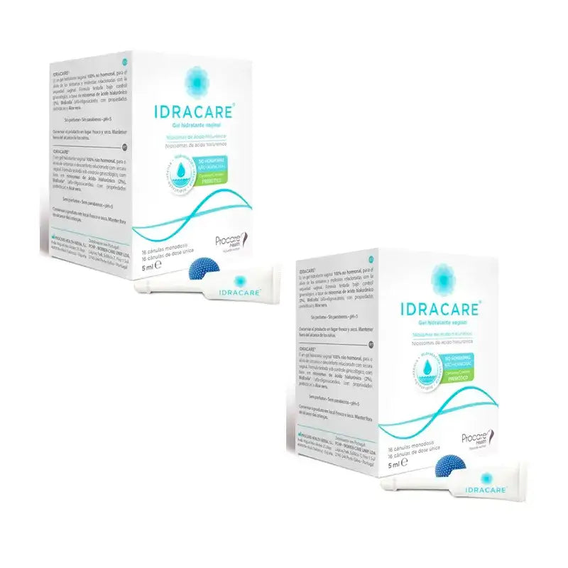 Idracare Gel vaginale idratante Confezione 2 x 16 cannule