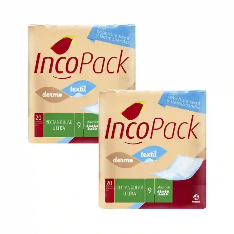 Incopack Pad assorbente rettangolare Ultra Super Night, confezione da 3, 240 pezzi.