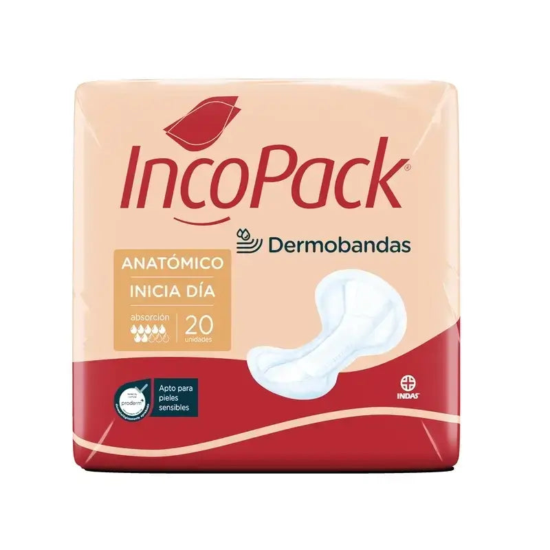 Incopack Inicia Anatomical Day , confezione da 3, 240 unità