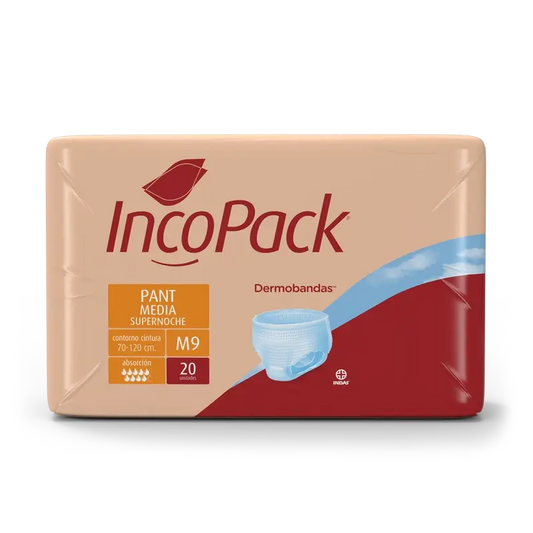 Incopack Elastico anatomico super notturno taglia media, 80 pz.
