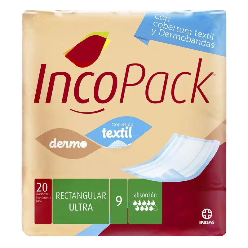 Incopack assorbente rettangolare Ultra Super Night , 80 unità